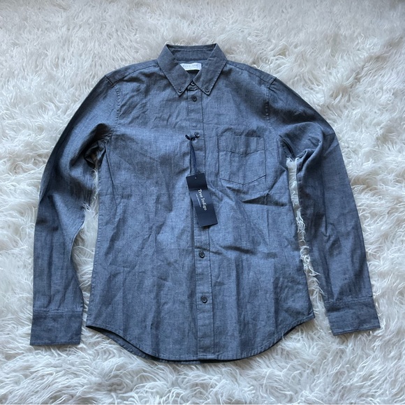 🆕Everlane True Indigo Button Down‎ Shirt - Picture 1 of 4